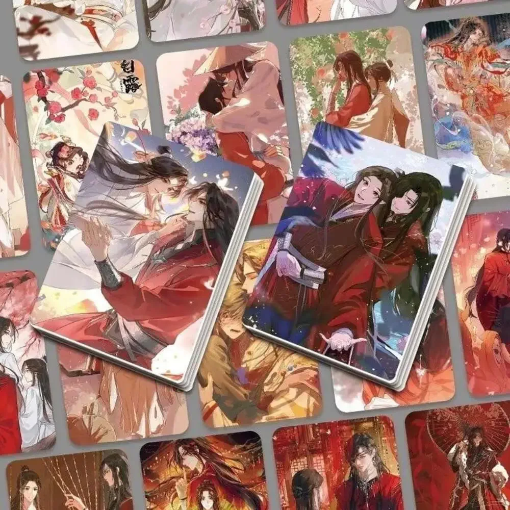 55Pcs Heaven Official'S Blessing Laser Lomo Card Tian Guan Ci Fu Xie Lian,Hua Ch